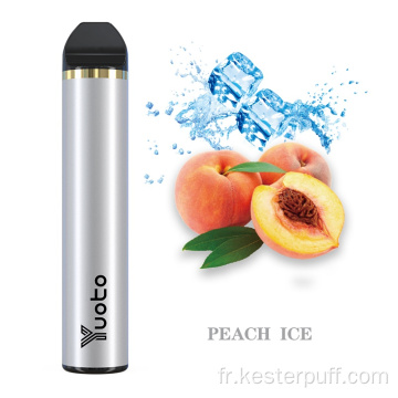 Vente à chaud yuoto jetable vape 900mAh 1500 bouffées